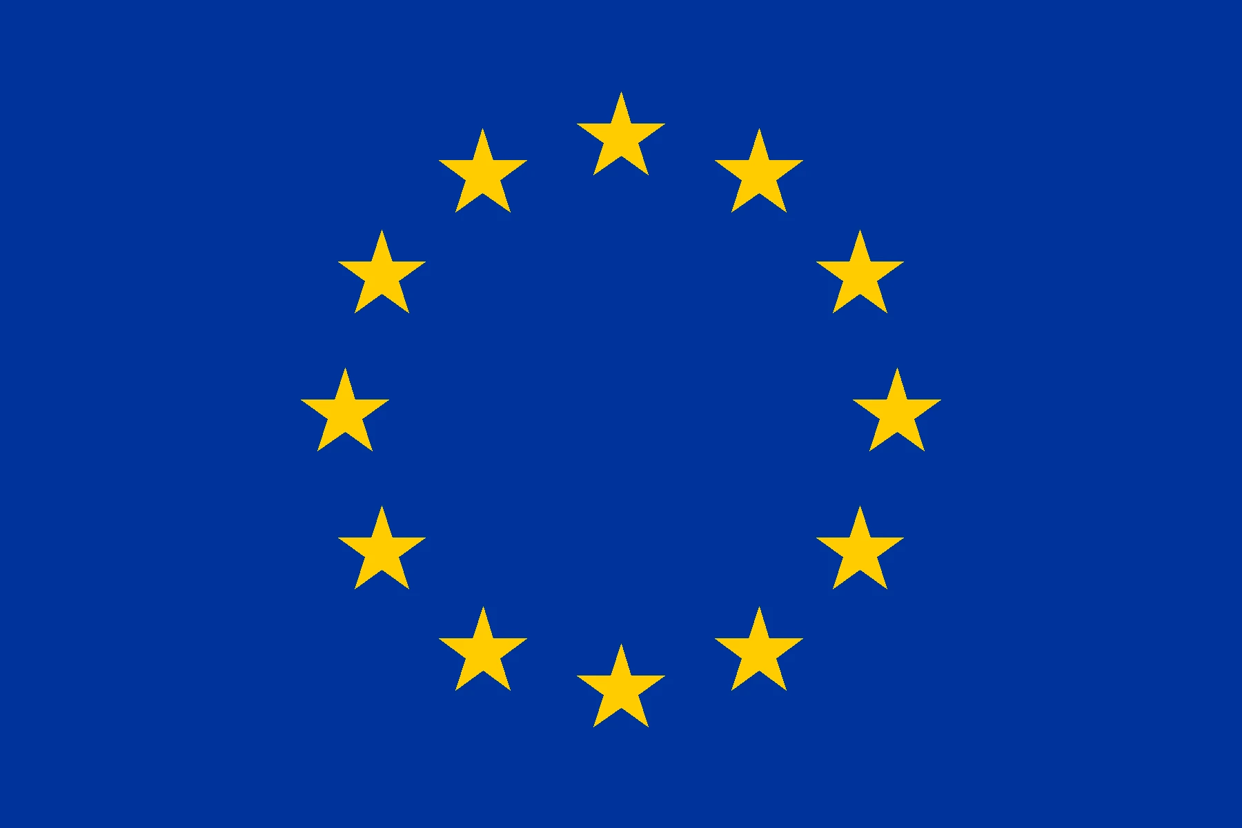 Le drapeau de l'Union Européenne